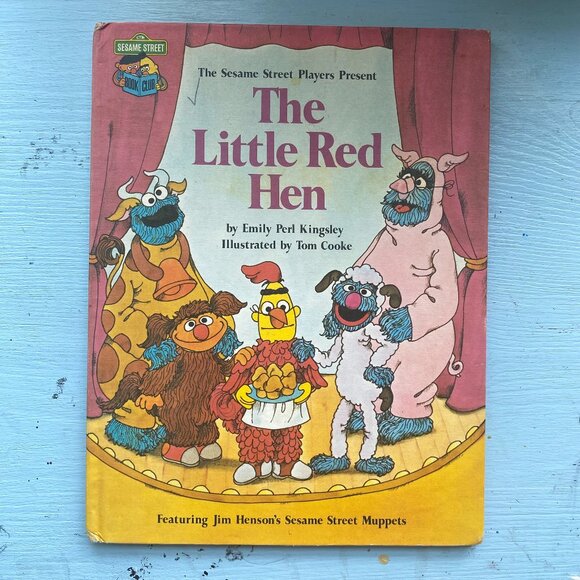 Vintage The Sesame Street Book: The Little Red Hen - Picture 1 of 9
